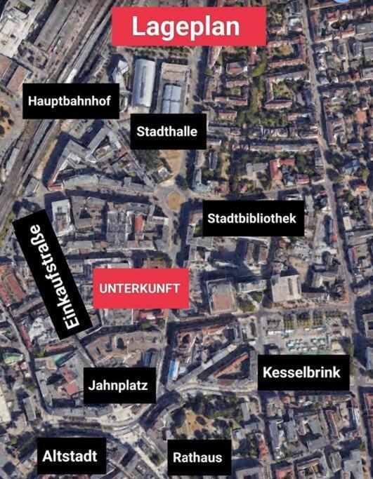 Downtown/Balcony/Coffee Bar/Tv-Streaming/Top Wlan Bielefeld Exterior photo